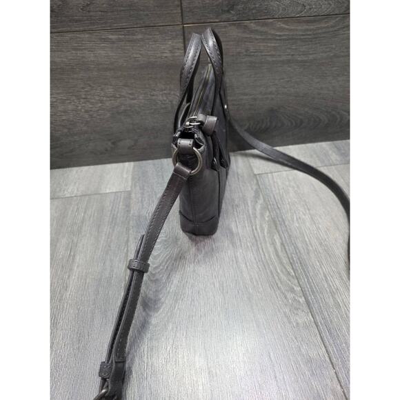 FRYE Mini Melissa Leather Crossbody Shopper Amethyst Bag B000440 - Picture 6 of 11